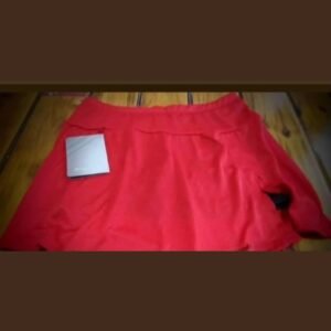 Pollera short roja