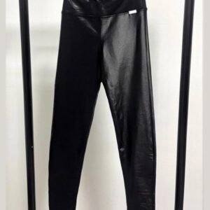 Calza brillante negra