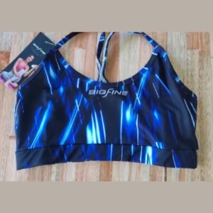 Top Bigfine estampado azul